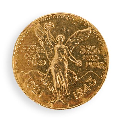 MEXICO GOLD 50 PESOS 1943 COINDESCRIPTION  391a45