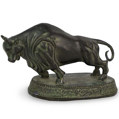 BRONZE RAGING BULL SCULPTUREDESCRIPTION  391a5f