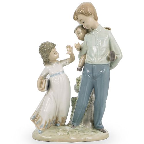 LLADRO ON THE WAY TO SCHOOL PORCELAIN 391ac4