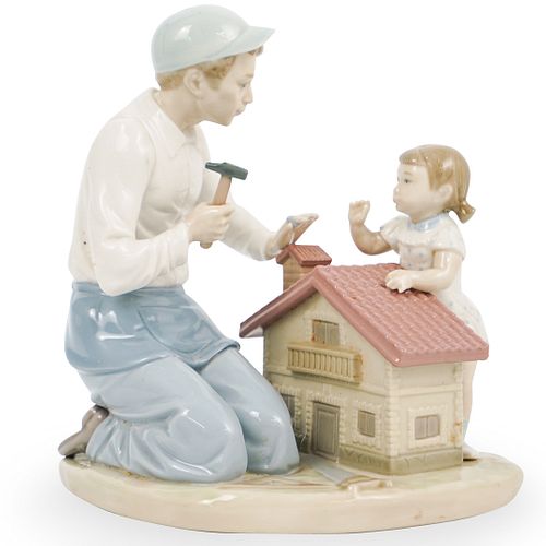 LLADRO LITTLE HOUSE FOR THE BABY PORCELAIN