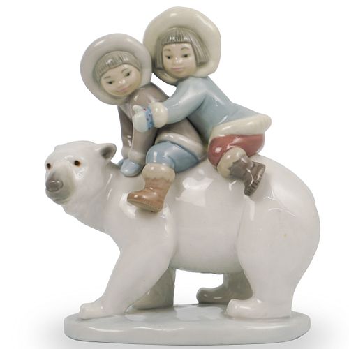 LLADRO ESKIMO RIDERS FIGURINEDESCRIPTION: