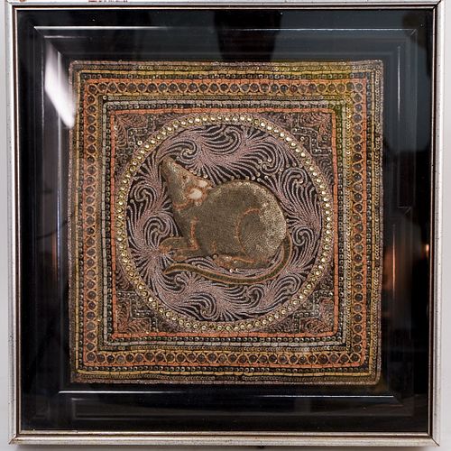 BURMESE KALAGA EMBROIDERED TAPESTRYDESCRIPTION  391b33