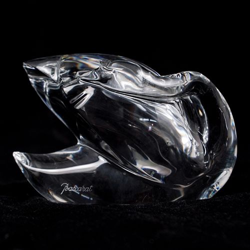 BACCARAT CRYSTAL SWAN PAPERWEIGHTDESCRIPTION  391b3e