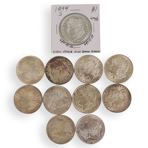  11 PC MORGAN SILVER DOLLARDESCRIPTION  391c51