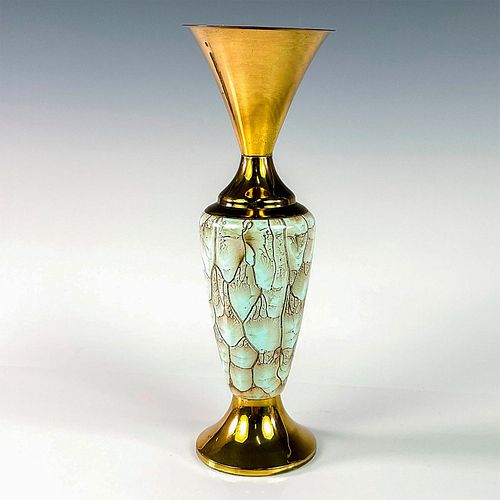 MID-CENTURY MODERN DELFT BRASS