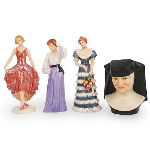 (4 PC) GOEBEL PORCELAIN FIGURINE COLLECTIONDESCRIPTION: