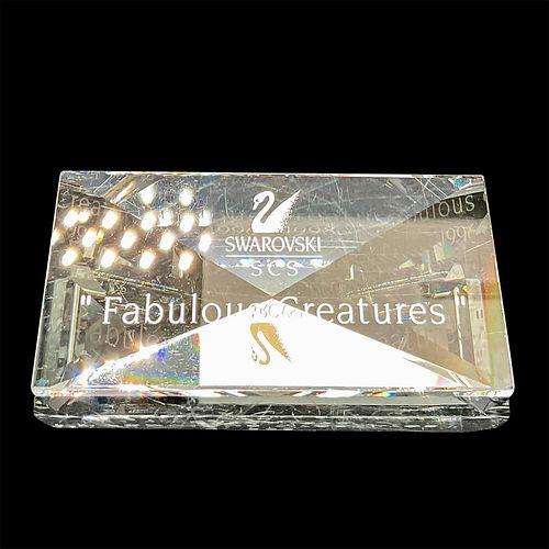 SWAROVSKI SCS CRYSTAL PLAQUE FABULOUS 391ddf