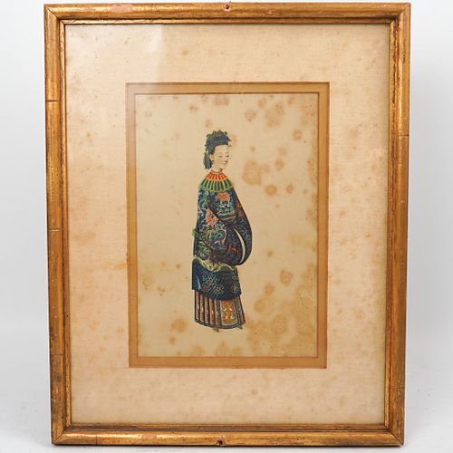 FRAMED CHINESE PAINTINGDESCRIPTION  391df9