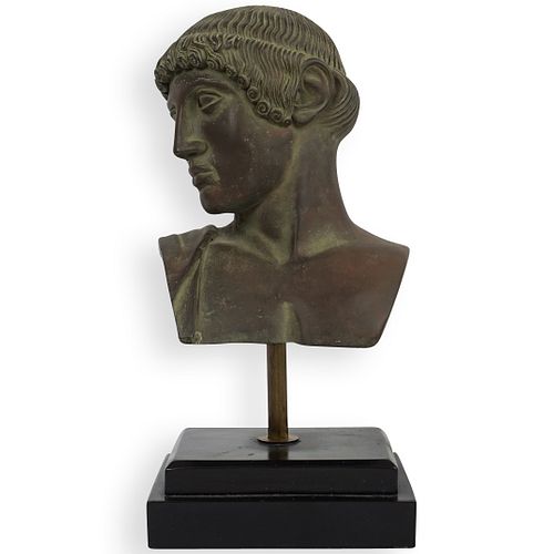 GRECO-ROMAN BRONZE BUSTDESCRIPTION: