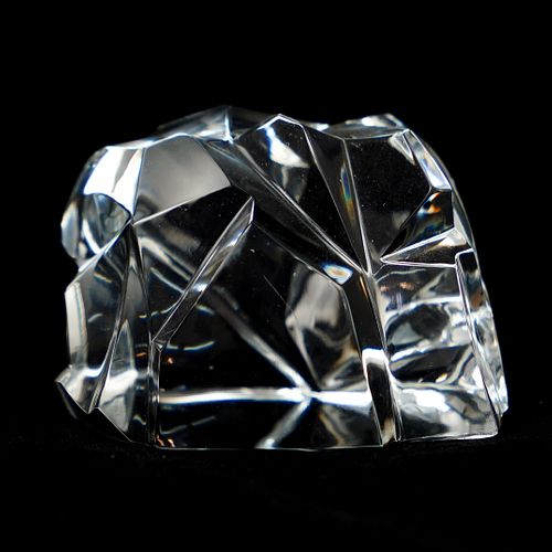 BACCARAT CRYSTAL ROCKDESCRIPTION: