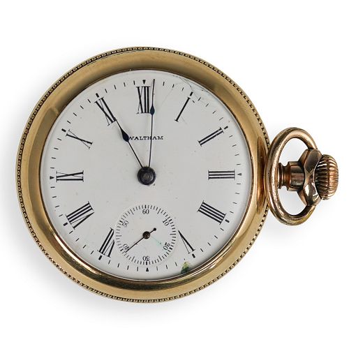 WALTHAM GOLD POCKET WATCHDESCRIPTION: