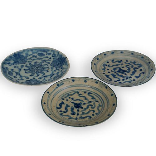 (3 PC) CHINESE PORCELAIN PLATE