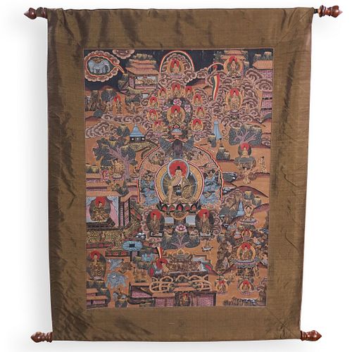 TIBET THANGKA HAND PAINTED CLOTHDESCRIPTION  39206b