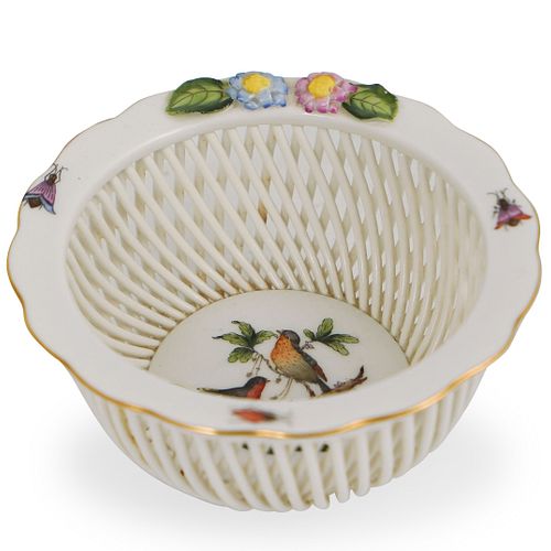 HEREND PORCELAIN "ROTHSCHILD" OPENWORK