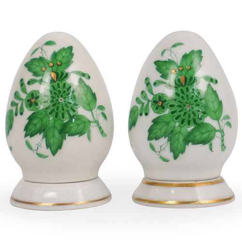 (2PC) HEREND SALT AND PEPPER SHAKERSDESCRIPTION: