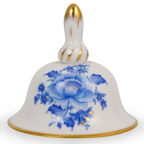 HEREND PORCELAIN DINNER BELLDESCRIPTION: