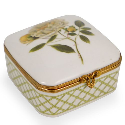 LIMOGES PORCELAIN LIMITED EDITION BOXDESCRIPTION: