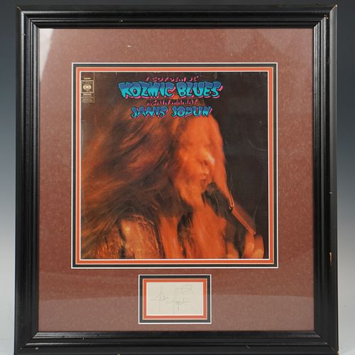 JANIS JOPLIN SIGNED KOZMIC BLUES ALBUMDESCRIPTION: