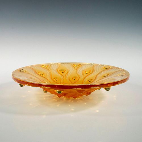 LALIQUE CRYSTAL AMBER SERPENTINE 3920f1