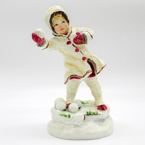 ROYAL WORCESTER FIGURINE, DECEMBER'S