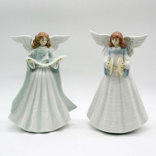 2PC LLADRO FIGURINES, TREE TOPPER 90