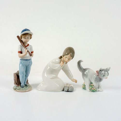 3PC LLADRO PORCELAIN FIGURINESGlossy 394886