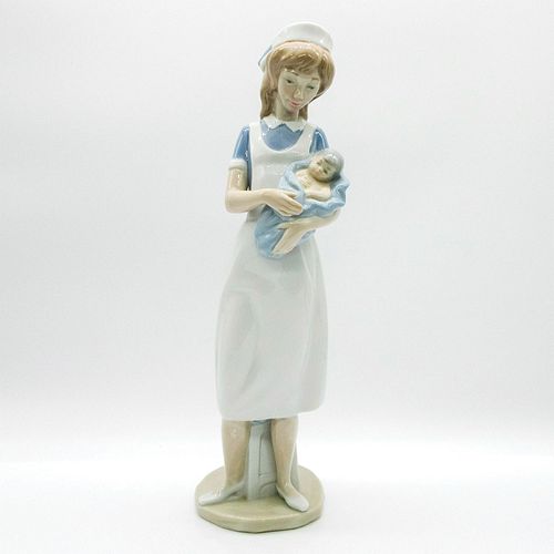 NAO BY LLADRO FIGURINE, NURSE 0709Glazed