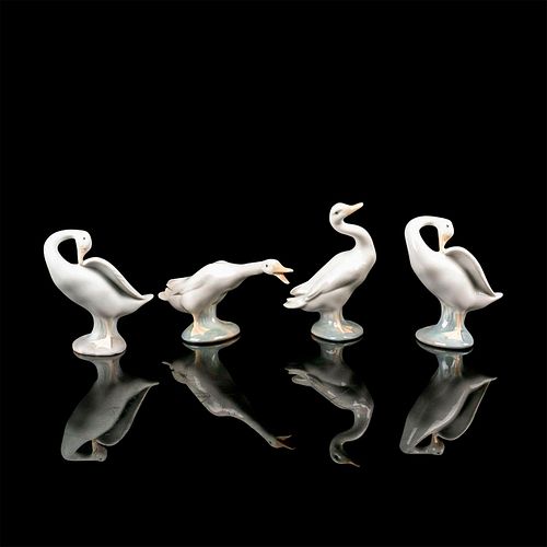 4PC LLADRO PORCELAIN LITTLE DUCK 39488b