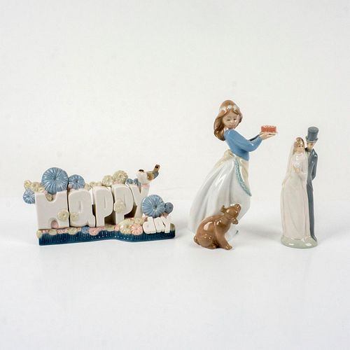 3PC NAO BY LLADRO PORCELAIN CELEBRATION