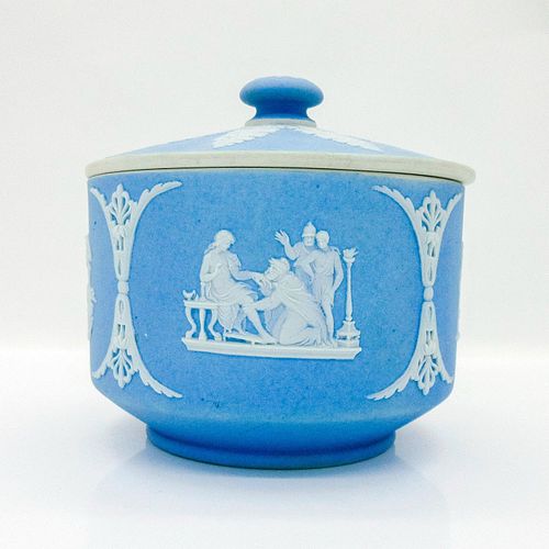 WEDGWOOD BLUE JASPERWARE LIDDED