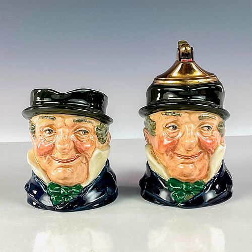 2PC ROYAL DOULTON CHARACTER JUG 394aaa