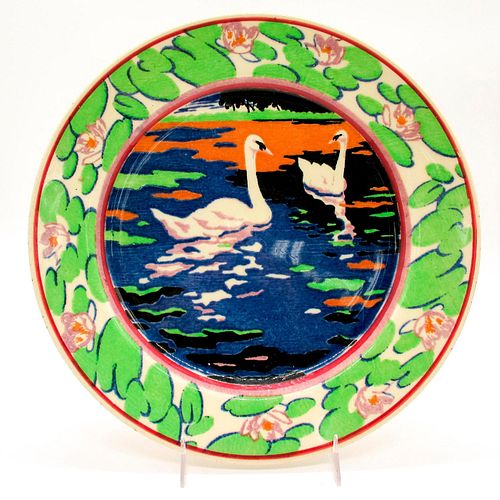 ROYAL DOULTON SERIESWARE PLATE, SWANS