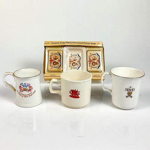 4PC VINTAGE PRINCE AND PRINCESS