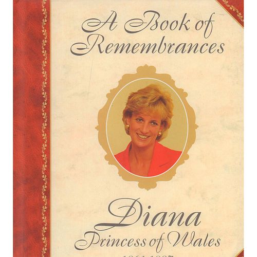 BOOK A BOOK OF REMEMBRANCES DIANA 394c45