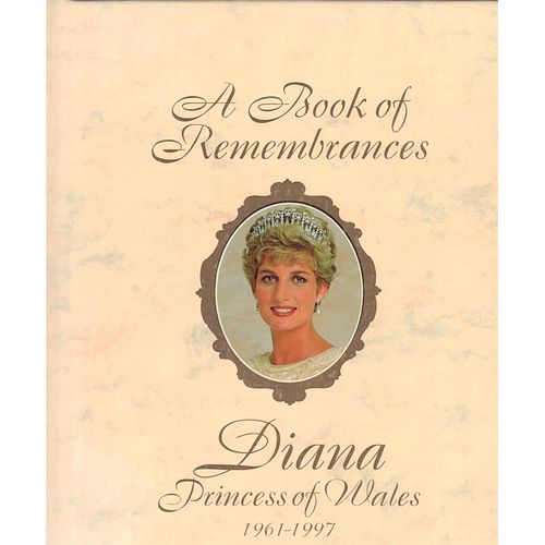BOOK A BOOK OF REMEMBRANCES DIANA 394c64