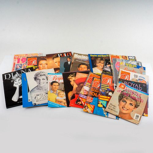 25PC VINTAGE MAGAZINES, DIANA AND CHARLESIncludes