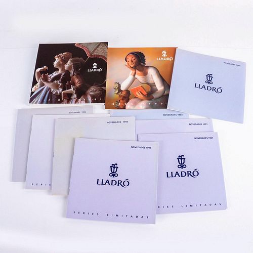 10 LLADRO SOFTCOVER CATALOGUE BOOKSOver 394cf1