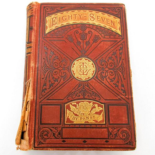 FIRST EDITION HARDCOVER BOOK EIGHTY SEVENAntique 394d03