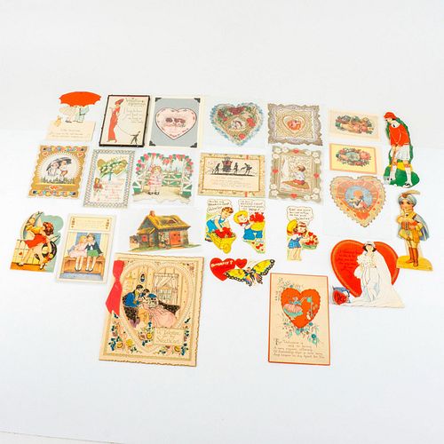 25PC VINTAGE VALENTINEï¿½S DAY CARDS