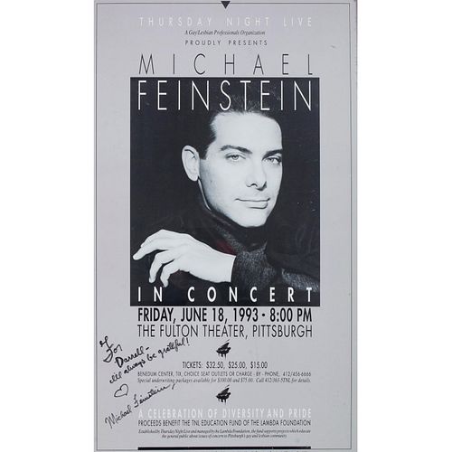 AUTOGRAPHED MICHAEL FEINSTEIN,