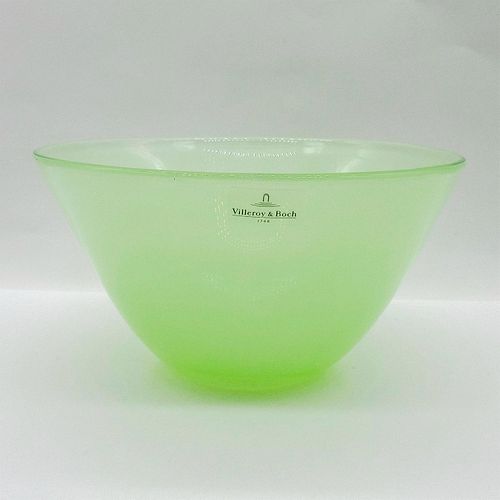 VILLEROY AND BOCH GLASS ROUND BOWL,