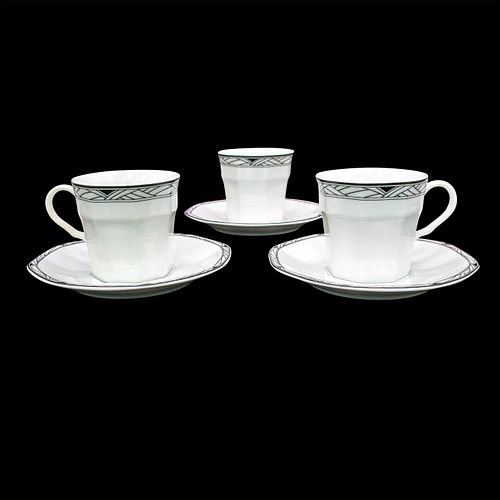 3 STUDIO NOVA CUP AND SAUCER SETS  394dd8