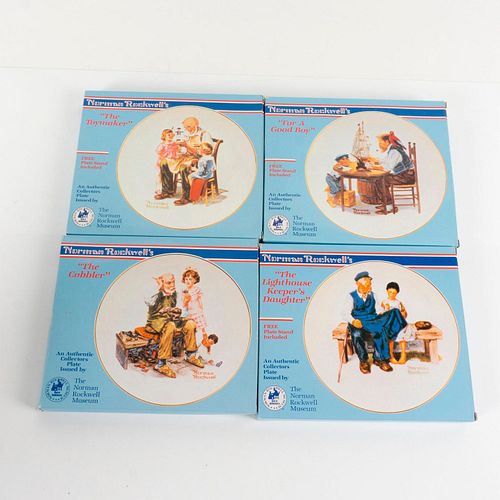 4PC NORMAN ROCKWELL MUSEUM DECORATIVE 394df3