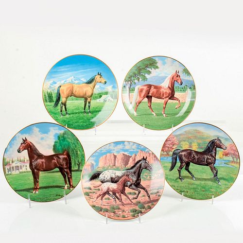 5PC THE BRADFORD EXCHANGE PORCELAIN