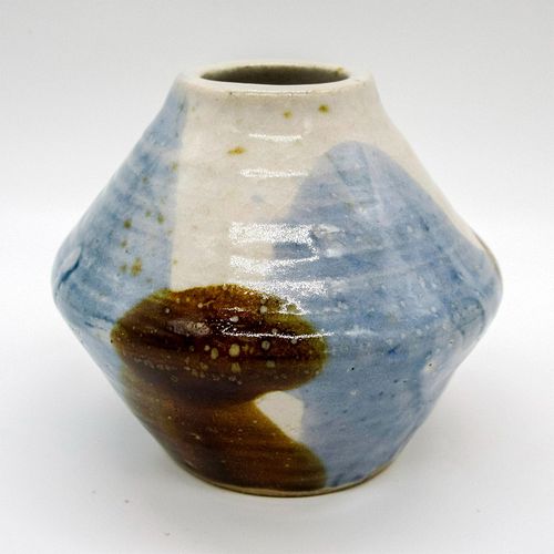 S.G. SMALL ART POTTERY VASEHand