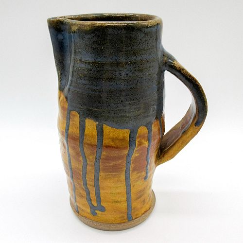 ARTIST SIGNED GLAZED AMERICAN POTTERY 394eb1