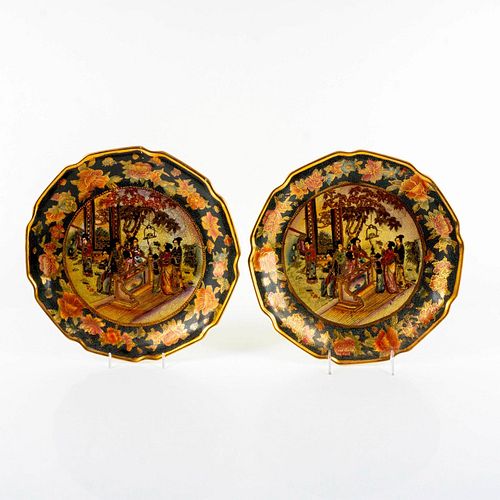 PAIR OF CERAMIC JAPANESE SATSUMA 394eb7