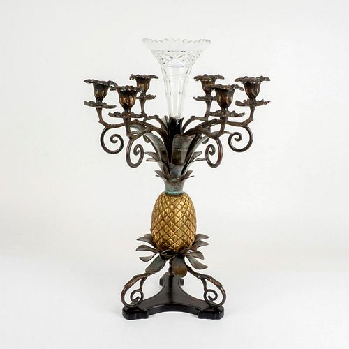 CASTILIAN BRASS AND BRONZE PINEAPPLE 394f8a