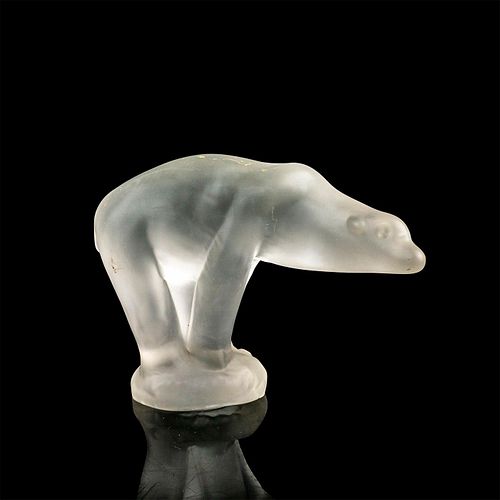 VINTAGE FROSTED GLASS FIGURINE,