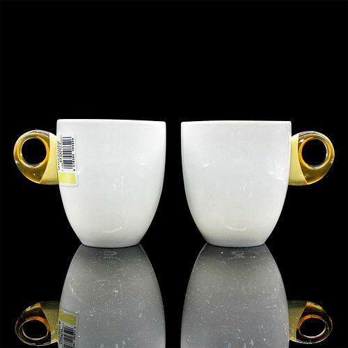 2PC GUZZINI FEELING MUGS, YELLOWBeautifully